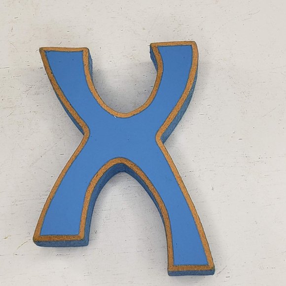 Letter X Magnet Kitchen Fridge Vintage - Picture 1 of 3